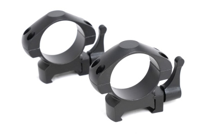 Кольца ARKON 30 мм быстросъемные на weaver, стальные, средние