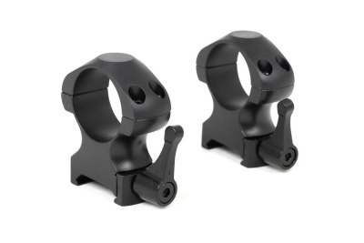 Кольца ARKON 25,4 мм быстросъемные на weaver, стальные, средние