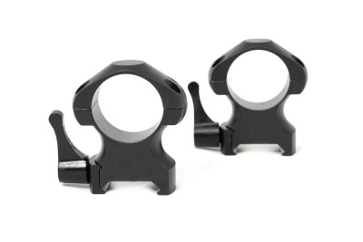 Кольца ARKON 25,4 мм быстросъемные на weaver, стальные, средние